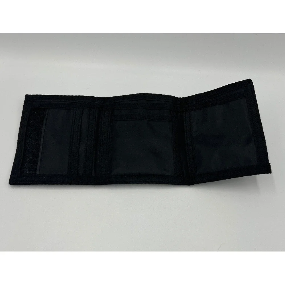 Pokemon Kids Trifold Nylon Wallet Pikachu Charizard Blastoise‎ Venusaur Black